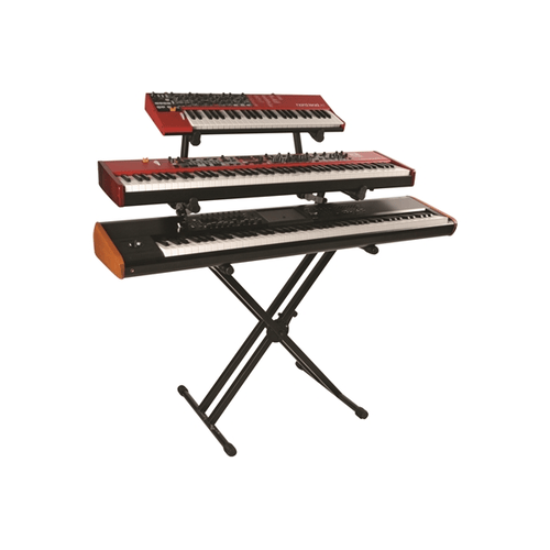 Quik Lok QL/723 supporto professionale a "X" per 3 tastiere