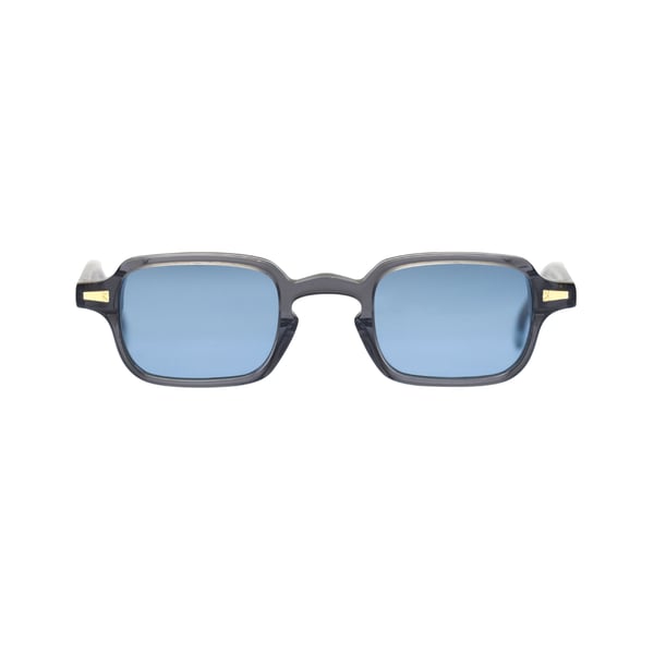Kyme Eyewear Luigi rectangular vintage sunglasses. Color Dark avana Material Medium Size Acetate cellulose