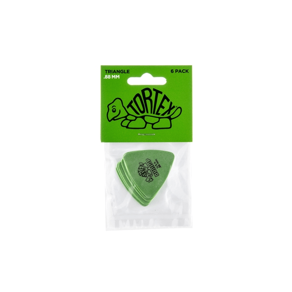 Dunlop 431P Tortex Triangle Green .88
