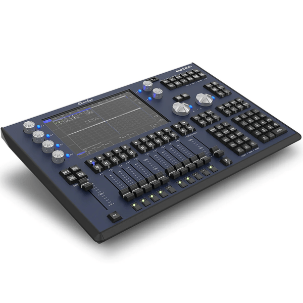 CHAMSYS MAGICQ MQ50 CONSOLE MIXER LUCI COMPATTA 6 UNIVERSI DMX 4 USCITE DIRETTE DMX 512 1 PLAYBACK FADERS