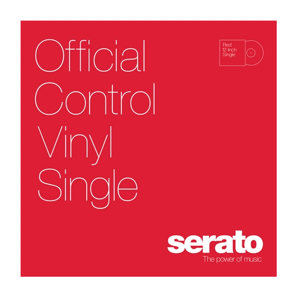 12’’ Serato Standard Colors RED (Singolo)