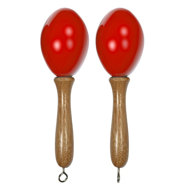 Tanga MARACAS-ROUGE-S Maracas piccole in legno - Rosse