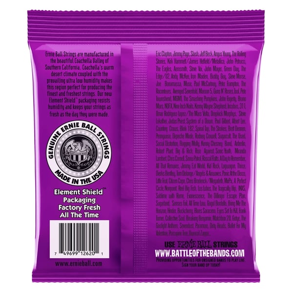 Ernie Ball 2620 Nickel Wound Power Slinky 11-58. Modello P02620