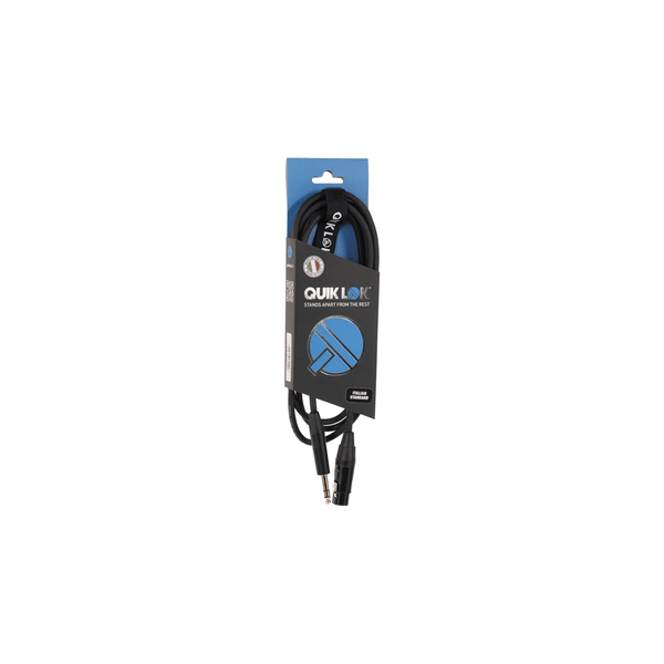 Quik Lok ITST/FJS-0,3 B XLR Femmina/Jack Stereo 30 cm