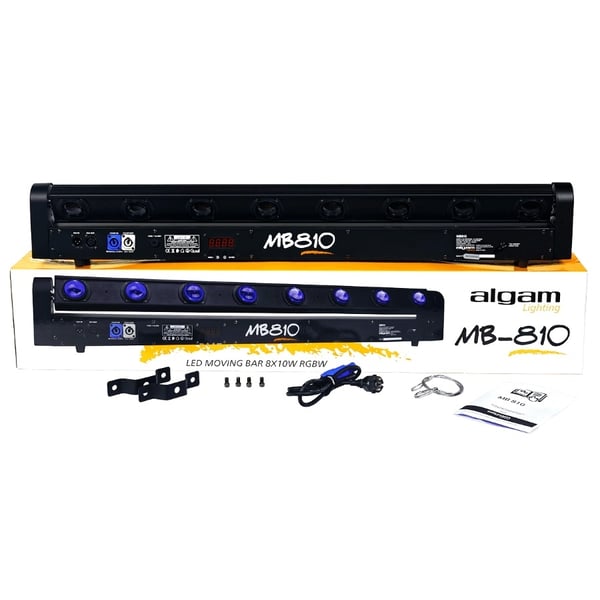 Algam Lighting MB 810 Barra 8 LEDS motorizzata RGBW