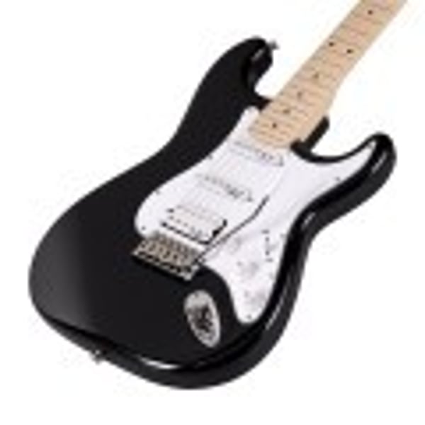 SOUNDSATION Chitarra elettrica double cutaway con 2 single coil + humbucker splittabile e meccaniche autobloccanti (equipaggiata Wilkinson, tastiera acero). Modello RIDER-PRO-MSH BK