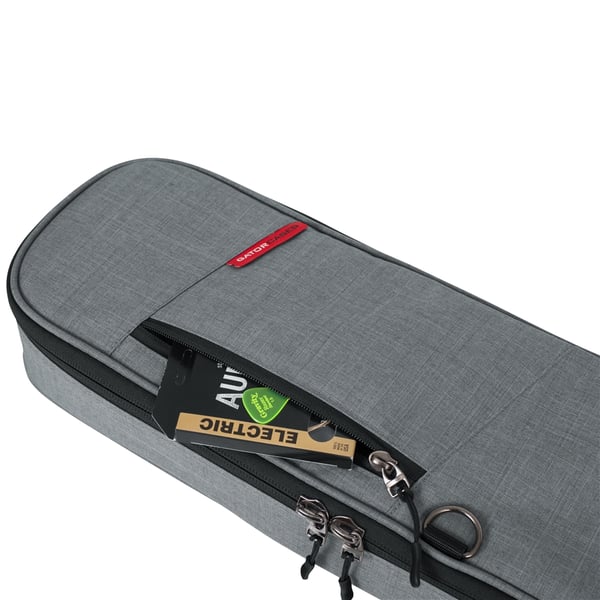 Gator Cases GT-ELECTRIC-GRY Borsa Transit chitarra elettrica Grigio chiaro