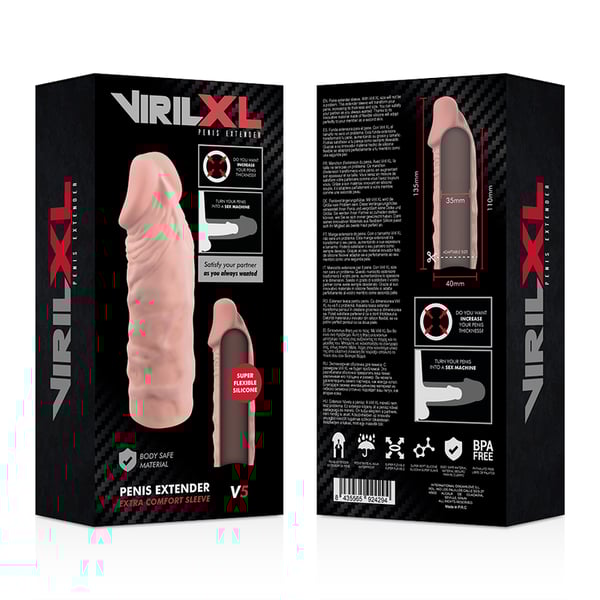 VIRILXL™ - LIQUID SILICONE V5 NATURAL PENIS EXTENSION