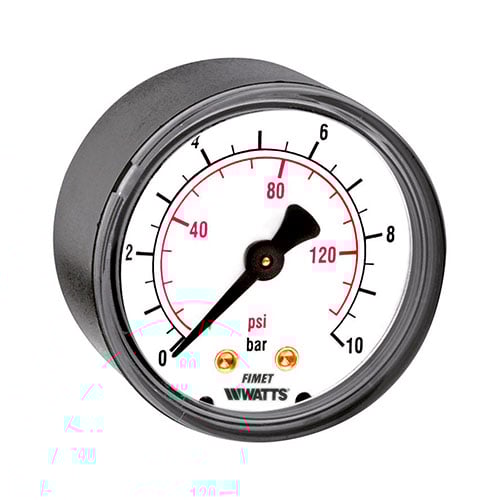 WATTS Manometro attacco posteriore m3a-abs 63