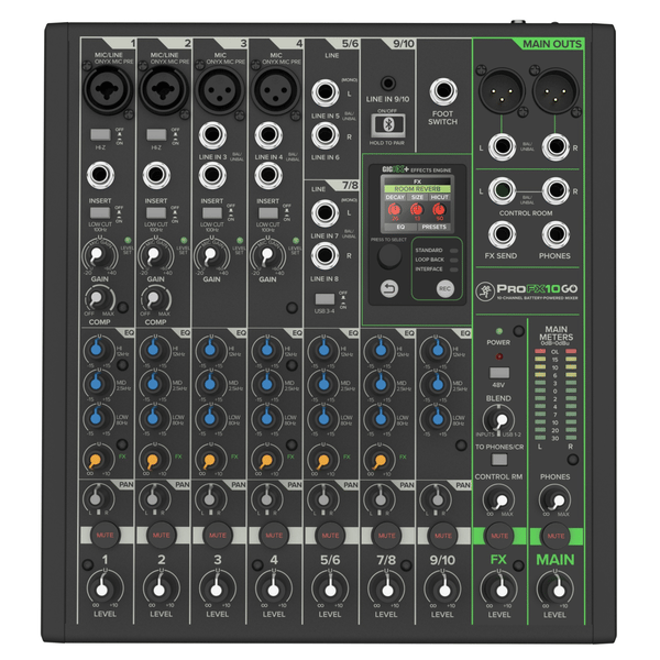 MACKIE PROFX10GO