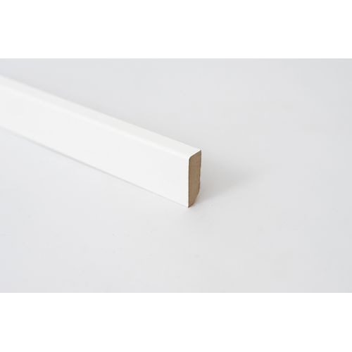 BATTISCOPA 40X14 MM MDF 240 CM BIANCO