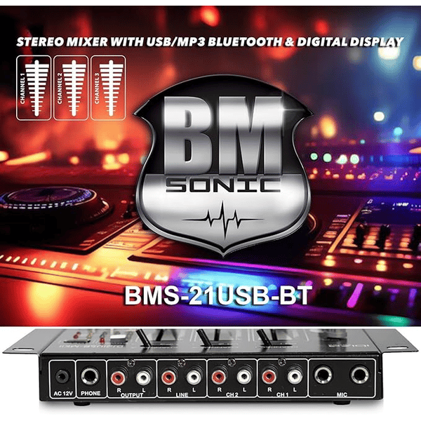 BM SONIC Mixer stereo con BT