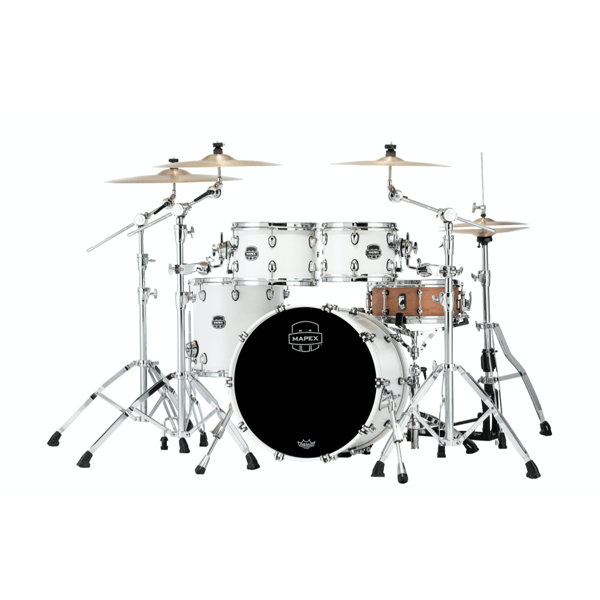 MAPEX IT SR504XRM SATURN NEW FUSION 4 PEZZI SATIN WHITE