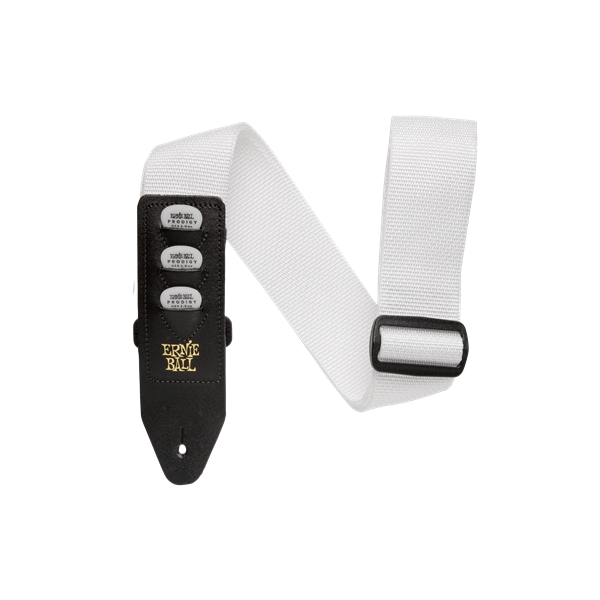Ernie Ball 4259 Pickholder Strap White