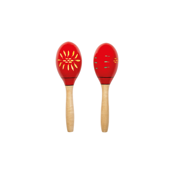 Eko Drums MAR 24 Maracas medie in legno - Rosso