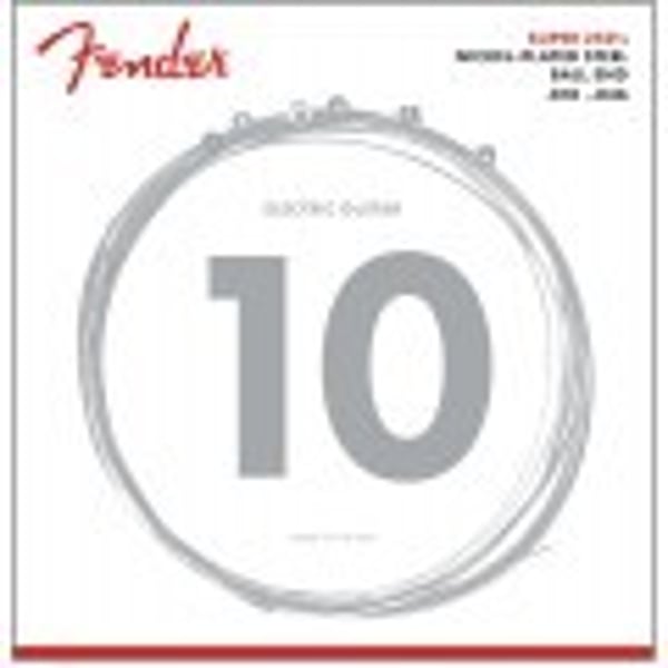 FENDER Muta per chitarra Super 250, acciaio nichelato, Ball End, scalatura 250R .010-.046, (6)