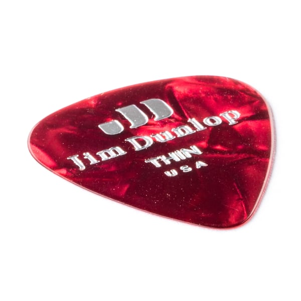 Dunlop 483P#09 Red Perloid - Thin