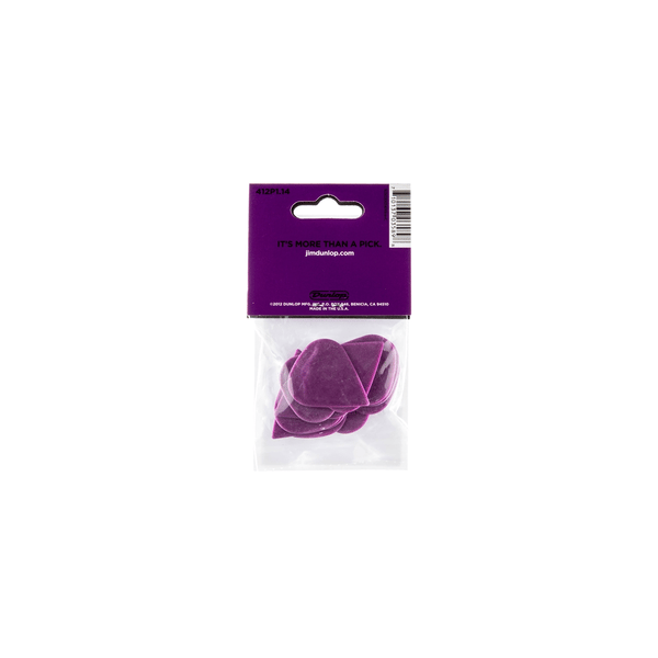 Dunlop 412P1.14 Tortex Sharp Purple