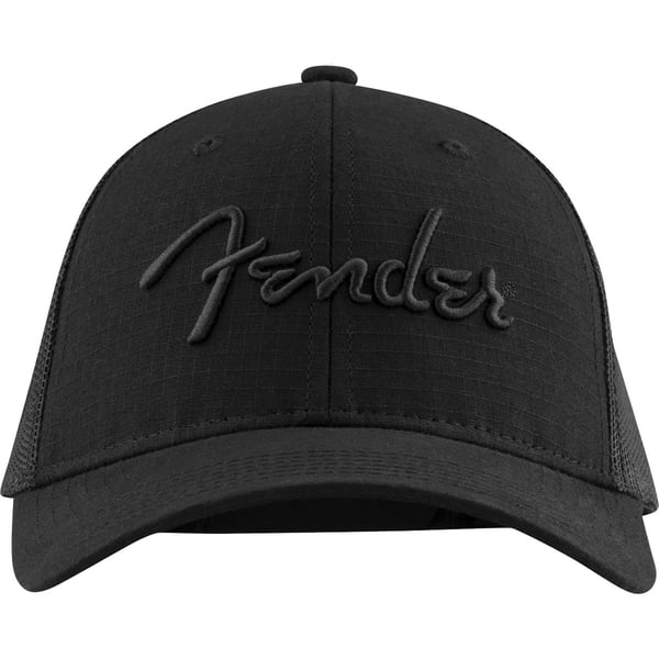 Cappellino Fender 6 Panel Mesh porta plettro, Black