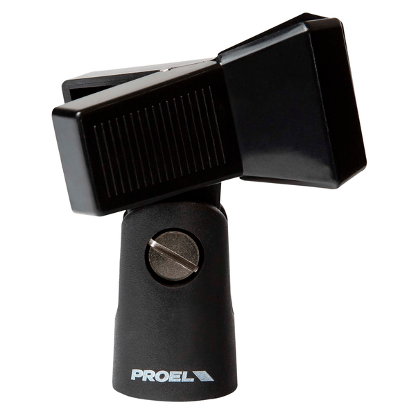 PROEL STAGE Supporto a pinza in ABS per microfono (Ø min - max: 20 - 32 mm).