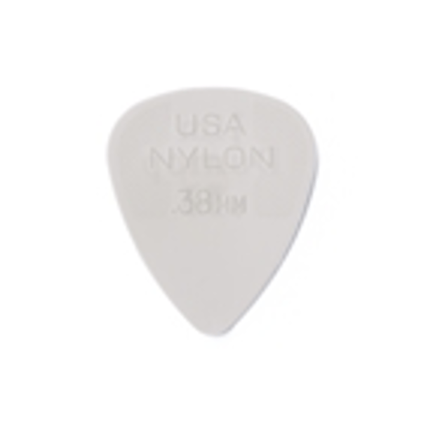 Dunlop 44P.38 Nylon Standard White .38mm