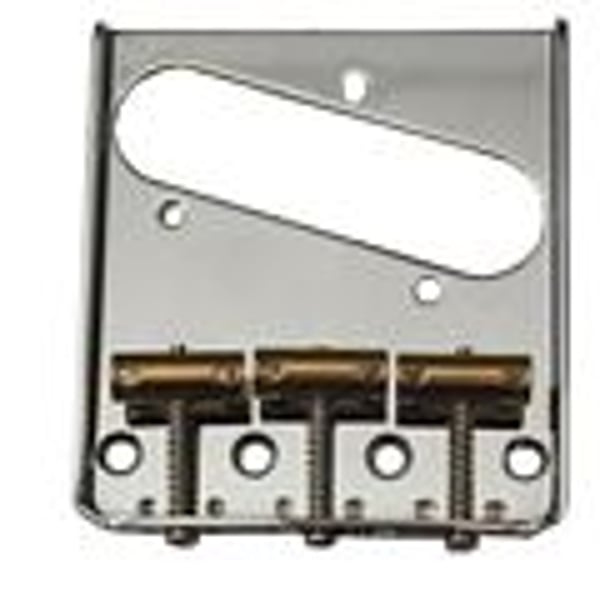 SOUNDSATION PARTS Ponte Fisso per Telecaster (Cromato Deluxe)