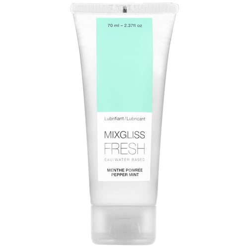 MIXGLISS - LUBRIFIANT À BASE D'EAU. E FROID - SAVEUR MENTHE 70ML