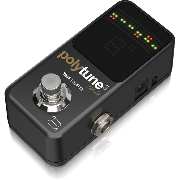 TC ELECTRONIC POLYTUNE 3 NOIR ACCORDATORE PER CHITARRA E BASSO A PEDALE CON BOOSTER BONAFIDE INTEGRATO