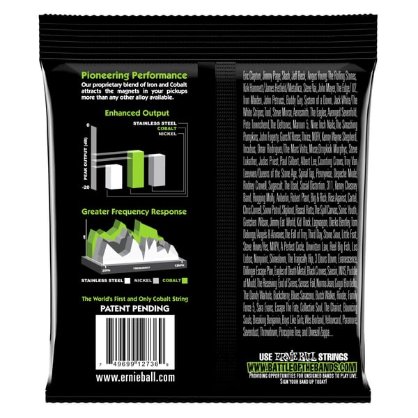 ERNIE BALL Muta per basso 5 corde Cobalt Slinky. Modello P02736