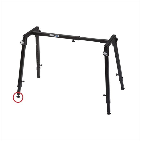 Quik Lok Piedino Regolabile D37 mm con Vite M8x13 mm