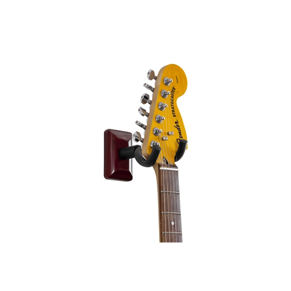 Gator Frameworks GFW-GTR-HNGRCHR Supporto a muro per chitarra con piastra ciliegio<br>