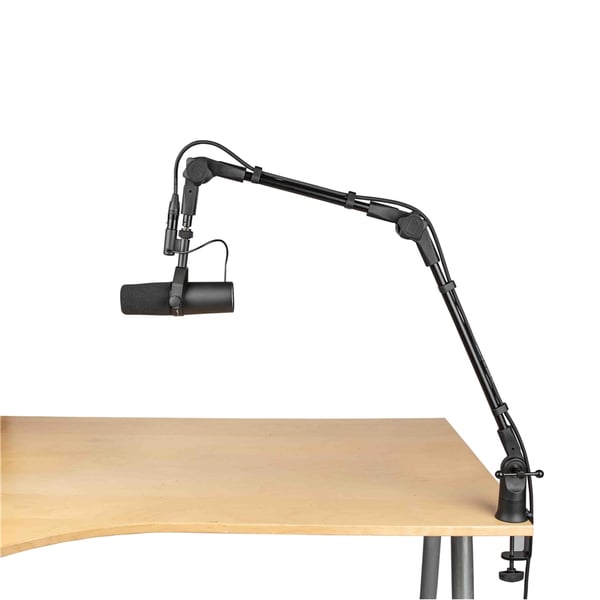 Gator Frameworks GFWMICBCBM0500 - Asta microfonica broadcast con profilo alleggerito