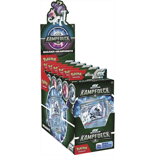 Pokémon TCG EX-Kampfdeck Juli 2023 Display (6) *German Version*