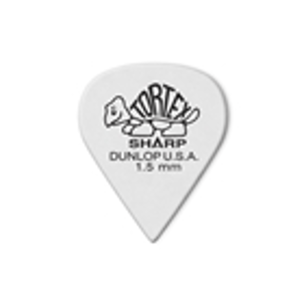 Dunlop 412P1.5 Tortex Sharp White