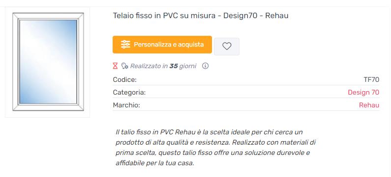 Template Infissi Rehau