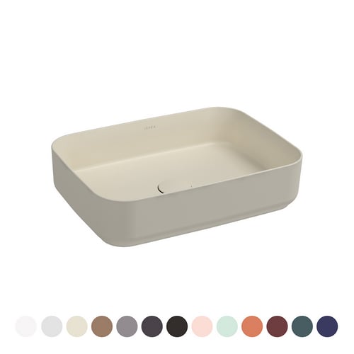 NYMO Lavabo d'appoggio rettangolare infinity