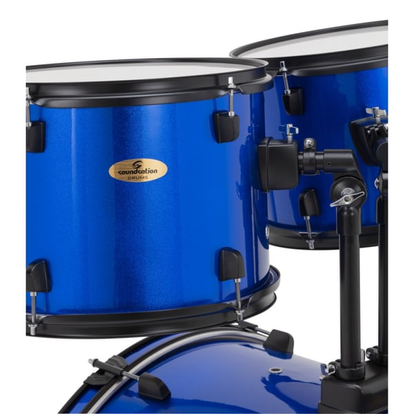 SOUNDSATION Drum Set 5 pcs in Pioppo con finitura rivestita Black