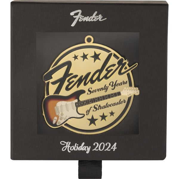 Fender Stratocaster 70th Anniversary Limited Addition Ornament, 2024. Modello 9124761606