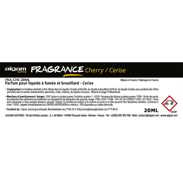 Algam Lighting FRA-CHE-20ML Profumo per Liquido del Fumo 20ml Ciliegia