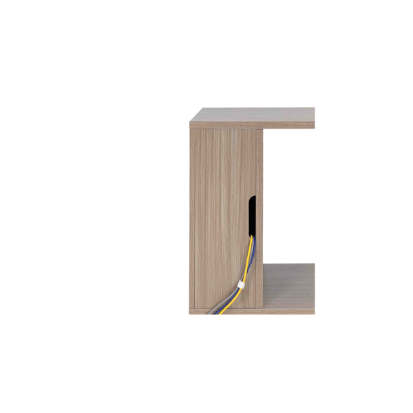 Gator Frameworks GFW-ELITESIDECAR-GRY Mobile rack sidecar cabinet in legno con finitura grigia<br>