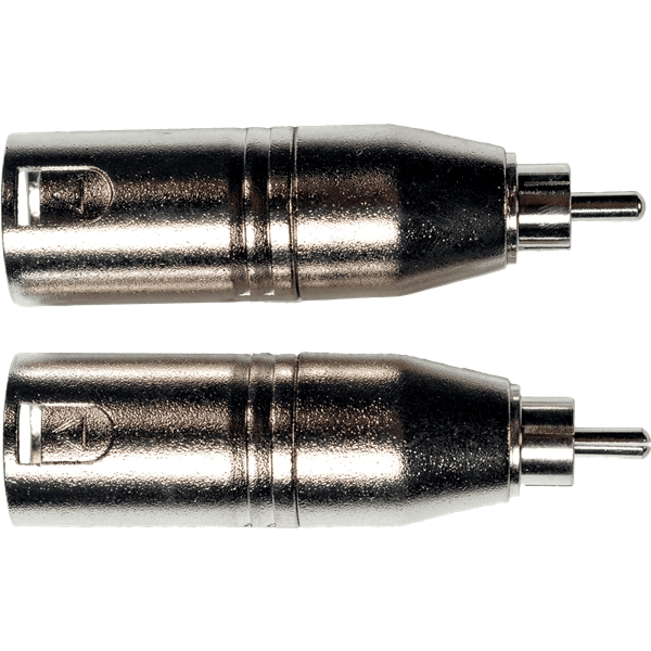 Yellow Cable AD19 Adattatore RCA Maschio/XLR Maschio 2 Pcs