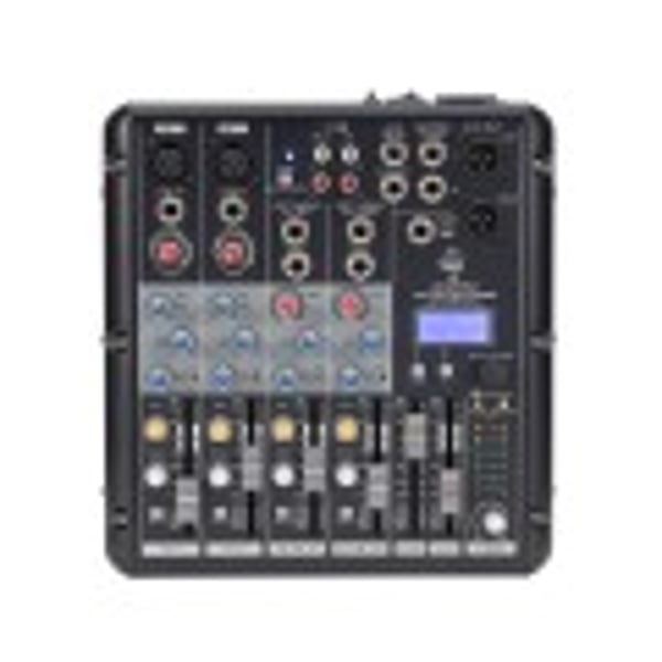 SOUNDSATION Mixer Professionale 6-Canali con Lettore MP3, connessione BT e Multieffetto