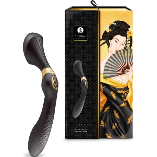 SHUNGA TOYS SHUNGA - MASSAGGIATORE INTIMO ZOA NERO