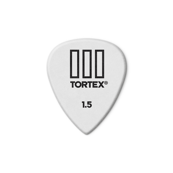 Dunlop 462R Tortex III White 1.5