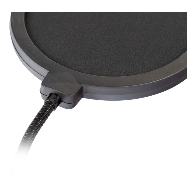 PROEL STAGE Supporto con filtro antisibilo a calza in nylon con flessibile regolabile.