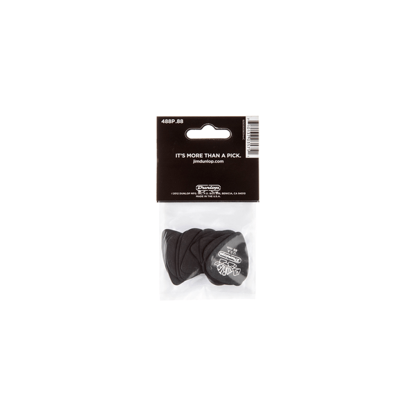 Dunlop 488P Pitch Black Standard .88
