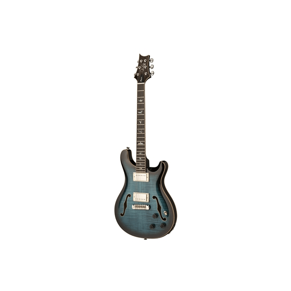 PRS SE Hollowbody II Piezo Peacok Blue SmokeBurst