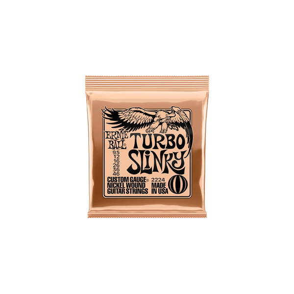 Ernie Ball 2224 Nickel Wound Turbo Slinky 9,5-46. Modello P02224