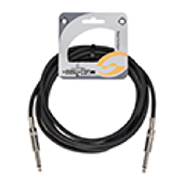 SOUNDSATION Cavo strumenti sbilanciato 6.3mm Jack MONO - 6.3mm Jack MONO / 3mt. Modello EICJJ-3BK