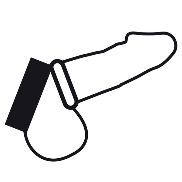 DARKNESS™ - ANNEAU MÉTALLIQUE POUR LE PÉNIS ET LES TESTICULES